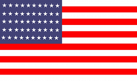 Круглый ковер флаг США flag of USA